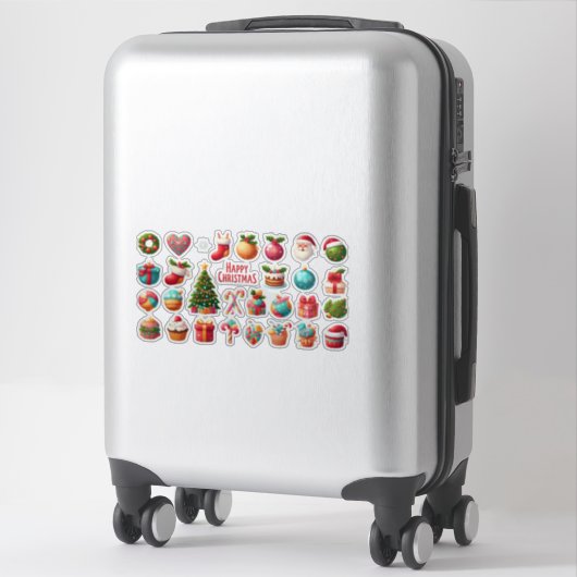 Sticker Modern elegant christmas (Sur valise)