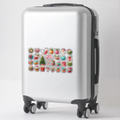 Sticker Moderne élégant de Noël (Sur valise)