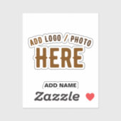 STICKER MODERNE MODERNE PERSONNALISABLE CLAIR VÉRIFIÉ (Feuille)