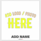 STICKER MODERNE MODERNE PERSONNALISABLE CLAIR VÉRIFIÉ (Feuille)