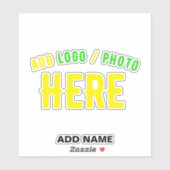 STICKER MODERNE MODERNE PERSONNALISABLE CLAIR VÉRIFIÉ (Feuille)