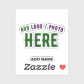 STICKER MODERNE MODERNE PERSONNALISABLE CLAIR VÉRIFIÉ (Feuille)