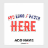 STICKER MODERNE MODERNE PERSONNALISABLE CLAIR VÉRIFIÉ (Feuille)