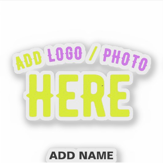 STICKER MODERNE MODERNE PERSONNALISABLE CLAIR VÉRIFIÉ (Devant)