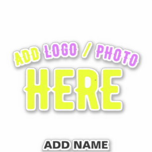 STICKER MODERNE MODERNE PERSONNALISABLE CLAIR VÉRIFIÉ
