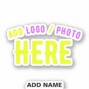 STICKER MODERNE MODERNE PERSONNALISABLE CLAIR VÉRIFIÉ