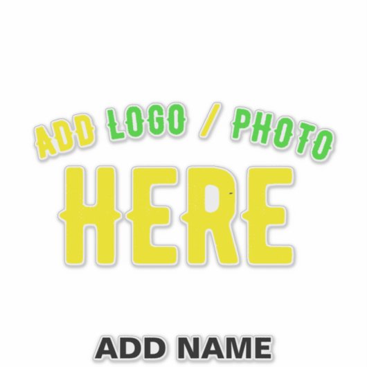 STICKER MODERNE MODERNE PERSONNALISABLE CLAIR VÉRIFIÉ (Devant)