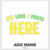 STICKER MODERNE MODERNE PERSONNALISABLE CLAIR VÉRIFIÉ (Feuille)