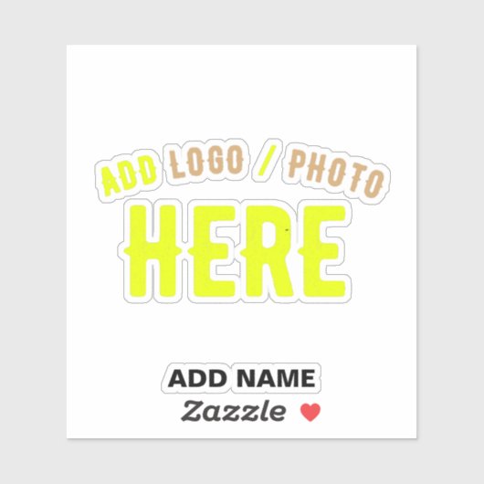 STICKER MODERNE MODERNE PERSONNALISABLE CLAIR VÉRIFIÉ (Feuille)