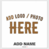 STICKER MODERNE MODERNE PERSONNALISABLE CLAIR VÉRIFIÉ (Feuille)