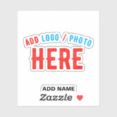 STICKER MODERNE MODERNE PERSONNALISABLE CLAIR VÉRIFIÉ (Feuille)