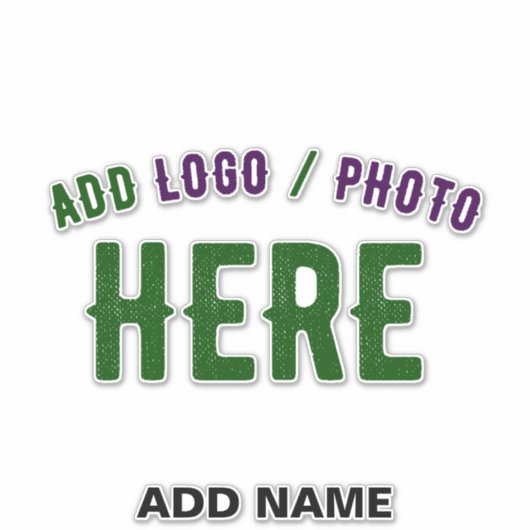 STICKER MODERNE MODERNE PERSONNALISABLE CLAIR VÉRIFIÉ (Devant)