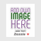 STICKER MODERNE SIMPLE CLAIR IMAGE TEXTE MODÈLE HYDROFLASK (Feuille)