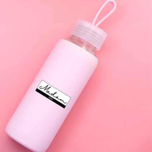 Sticker moderne tendance Madame PDG