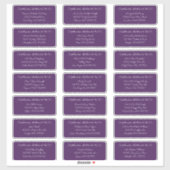 Sticker Modification de n'importe quelle adresse de couleu (Feuille)