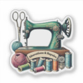 Sticker Modifications et réparations (Devant)