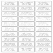 Sticker modifier le cachet d'adresse d'invité mariage indi (Devant)