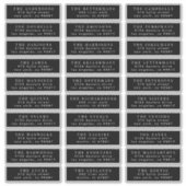 Sticker modifier le cachet d'adresse d'invité mariage indi (Devant)