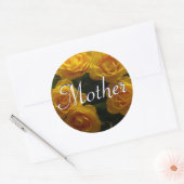 Sticker Moeder Gele Rozen (Envelop)