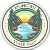 Sticker Mohican State Park Badge Ohio (Devant)
