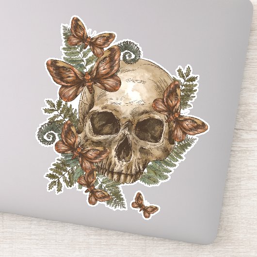 Sticker Mois crâne (Détail)