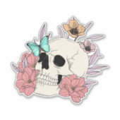 Sticker Mois crâne (Devant)