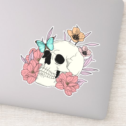 Sticker Mois crâne (Détail)