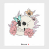 Sticker Mois crâne (Feuille)