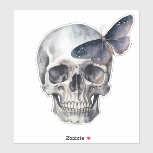 Sticker Mois crâne (Feuille)