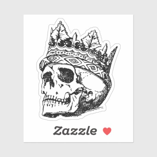 Sticker Mois crâne (Feuille)