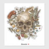 Sticker Mois crâne (Feuille)