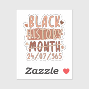 Sticker Mois de l'histoire noire Afro Melanin Femmes noire