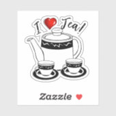 Sticker Mois du Thé Chaud (Feuille)