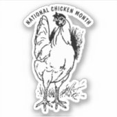 Sticker Mois national du poulet (Devant)
