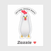 Sticker Mois national du poulet (Feuille)