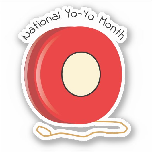 Sticker Mois national Yo-Yo (Devant)