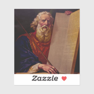 Sticker Moïse le prophète sur le mont Sinaï – Épopée haute