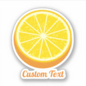 Sticker Moitié orange (Devant)