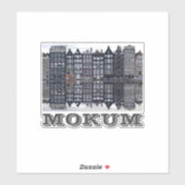Sticker Mokum (Amsterdam) (Feuille)
