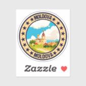 Sticker Moldavie (Feuille)