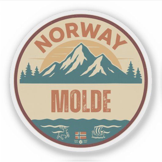 Sticker Molde, Norvège Norvège (Devant)