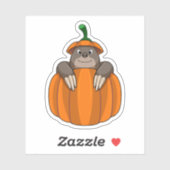 Sticker Mole avec Citrouille (Feuille)