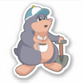 Sticker Mole Shovel (Devant)