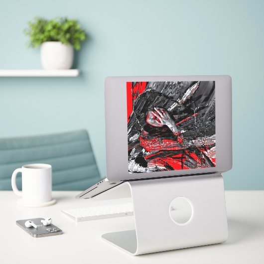 Sticker Molten Soul (Ordinateur portable sur le bureau)