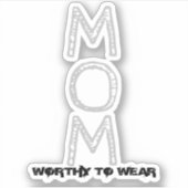 Sticker MOM - À Porter (Devant)