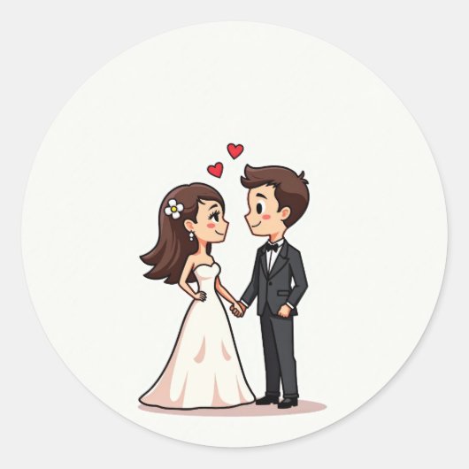 Sticker Moment Mariage romantique (Devant)