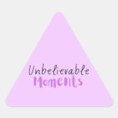 Sticker Moments incroyables (Devant)