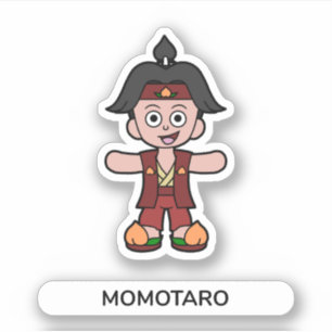 Sticker Momotaro, le Garçon de la Pêche