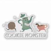 Sticker Momster de biscuit (Devant)