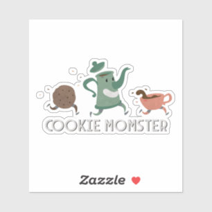Sticker Momster de biscuit